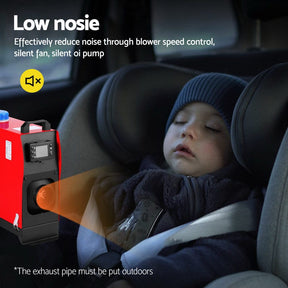 Giantz Diesel Air Heater All - in - one 12V 5KW LCD Remote Control for Car RV Indoors 2025 caravan machinery - SportZone.co.nz