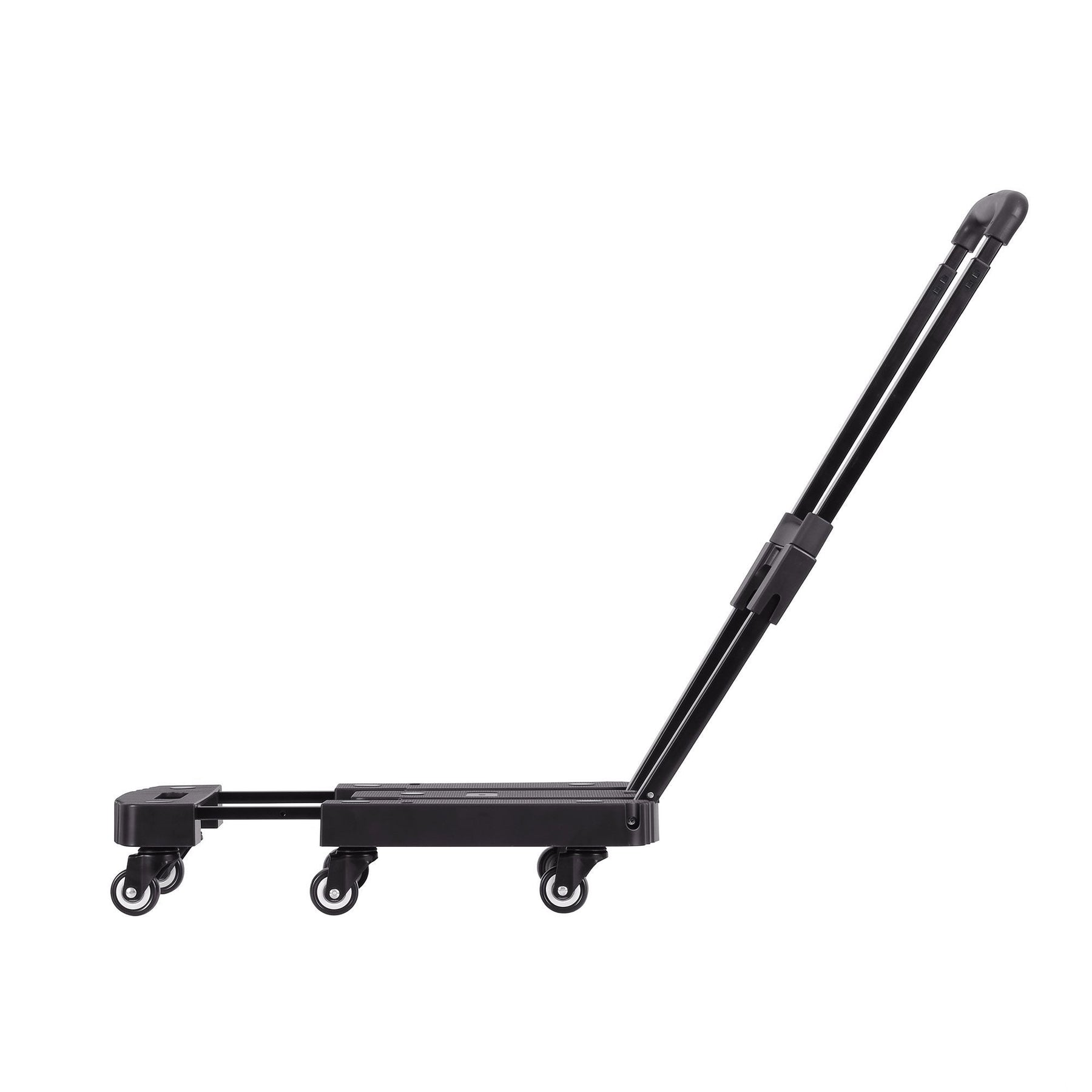 Giantz Folding Hand Truck Platform Trolley Foldable Dolly Cart 200kg Load Black - SportZone.co.nz
