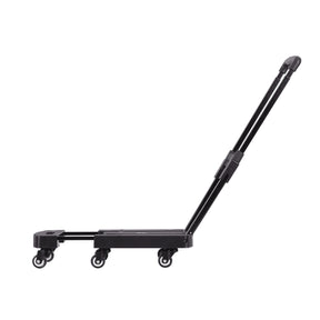 Giantz Folding Hand Truck Platform Trolley Foldable Dolly Cart 200kg Load Black - SportZone.co.nz