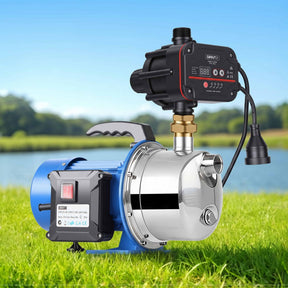 Giantz Garden Water Jet Pump Auto Controller 1100W Tank Rain Farm Irrigation - SportZone.co.nz