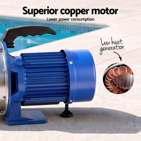 Giantz Garden Water Jet Pump Auto Controller 1100W Tank Rain Farm Irrigation - SportZone.co.nz