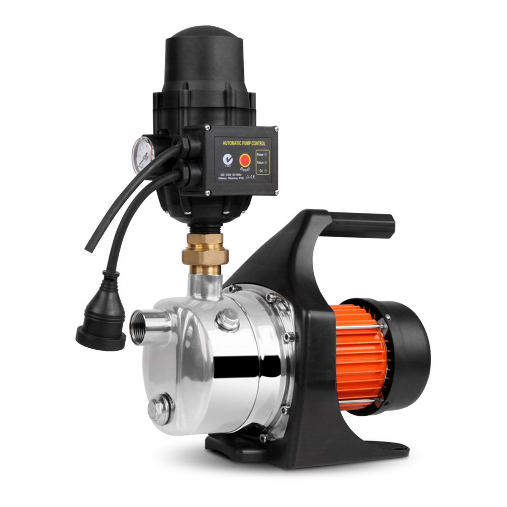 Giantz Garden Water Pump 1500W High Pressure Tank Rain Farm Irrigation Black - SportZone.co.nz