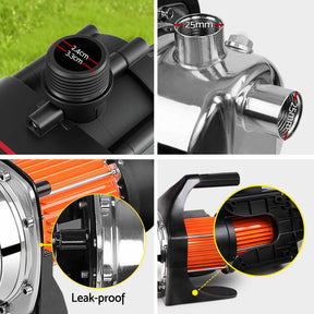 Giantz Garden Water Pump Auto Controller Tank Farm Irrigation House 800W Max. - SportZone.co.nz