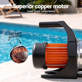 Giantz Garden Water Pump Auto Controller Tank Farm Irrigation House 800W Max. - SportZone.co.nz