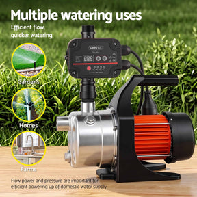 Giantz Garden Water Pump Auto Controller Tank Farm Irrigation House 800W Max. - SportZone.co.nz