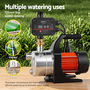 Giantz Garden Water Pump Auto Controller Tank Rain Farm Irrigation 1500W Max. - SportZone.co.nz