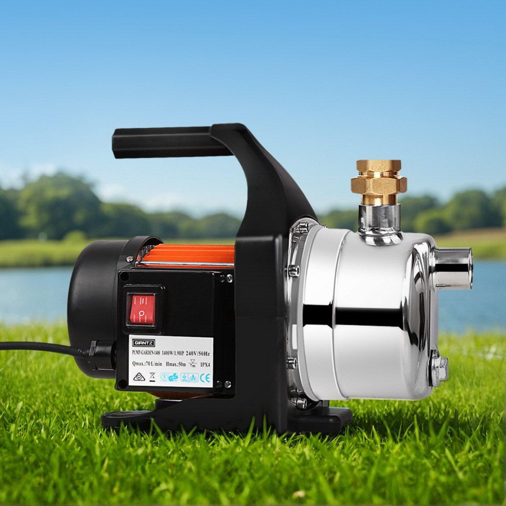 Giantz Garden Water Pump High Pressure 1500W Tank Rain Farm Irrigation House - SportZone.co.nz