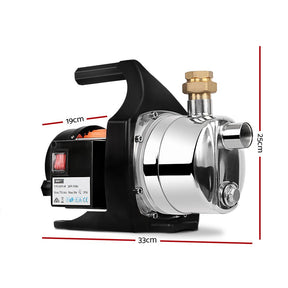 Giantz Garden Water Pump High Pressure 1500W Tank Rain Farm Irrigation House - SportZone.co.nz