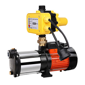 Giantz Garden Water Pump High Pressure 1800W 5-Stage Tank Irrigation Yellow - SportZone.co.nz