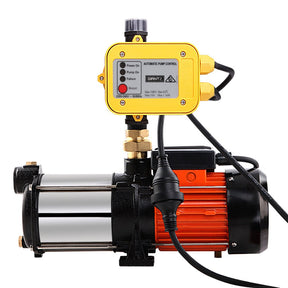 Giantz Garden Water Pump High Pressure 1800W 5-Stage Tank Irrigation Yellow - SportZone.co.nz