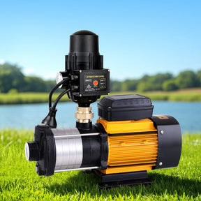 Giantz Garden Water Pump High Pressure 2000W 5-Stage Tank Irrigation Black - SportZone.co.nz
