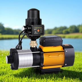 Giantz Garden Water Pump High Pressure 2500W 6-Stage Tank Irrigation Black - SportZone.co.nz