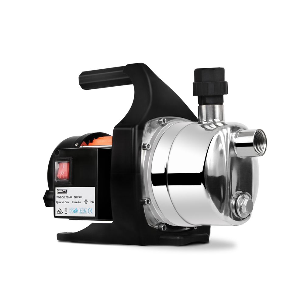 Giantz Garden Water Pump High Pressure 800W Max. Tank Rain Farm Irrigation House - SportZone.co.nz