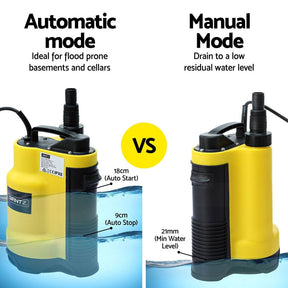 Giantz Garden Water Submersible Pump 750W Dirty Bore Sewerage Tank Well Steel - SportZone.co.nz