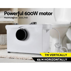 Giantz Macerator Sewerage Pump Waste Water Marine Toilet Disposal Laundry Unit - SportZone.co.nz