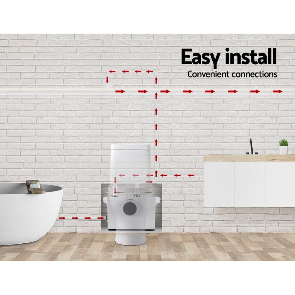 Giantz Macerator Sewerage Pump Waste Water Marine Toilet Disposal Laundry Unit - SportZone.co.nz