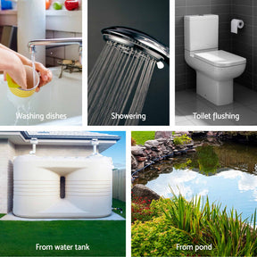 Giantz Peripheral Water Pump Auto Controller Booster Garden Irrigation 0.5HP - SportZone.co.nz