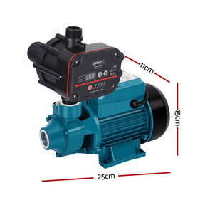 Giantz Peripheral Water Pump Auto Controller Booster Garden Irrigation 0.5HP - SportZone.co.nz