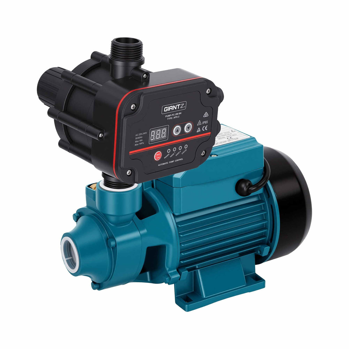 Giantz Peripheral Water Pump Auto Controller Booster Garden Irrigation 0.5HP - SportZone.co.nz