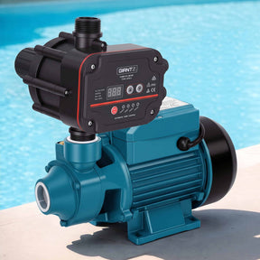 Giantz Peripheral Water Pump Auto Controller Booster Garden Irrigation 0.5HP - SportZone.co.nz