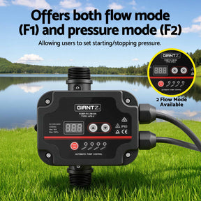 Giantz Peripheral Water Pump Auto Controller Booster Garden Irrigation 0.5HP - SportZone.co.nz