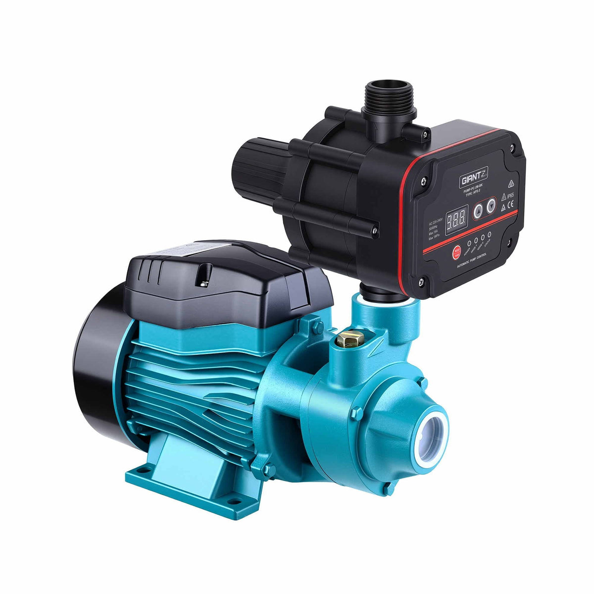 Giantz Peripheral Water Pump Automatic Controller Clean Garden Rain Tank 0.5HP - SportZone.co.nz