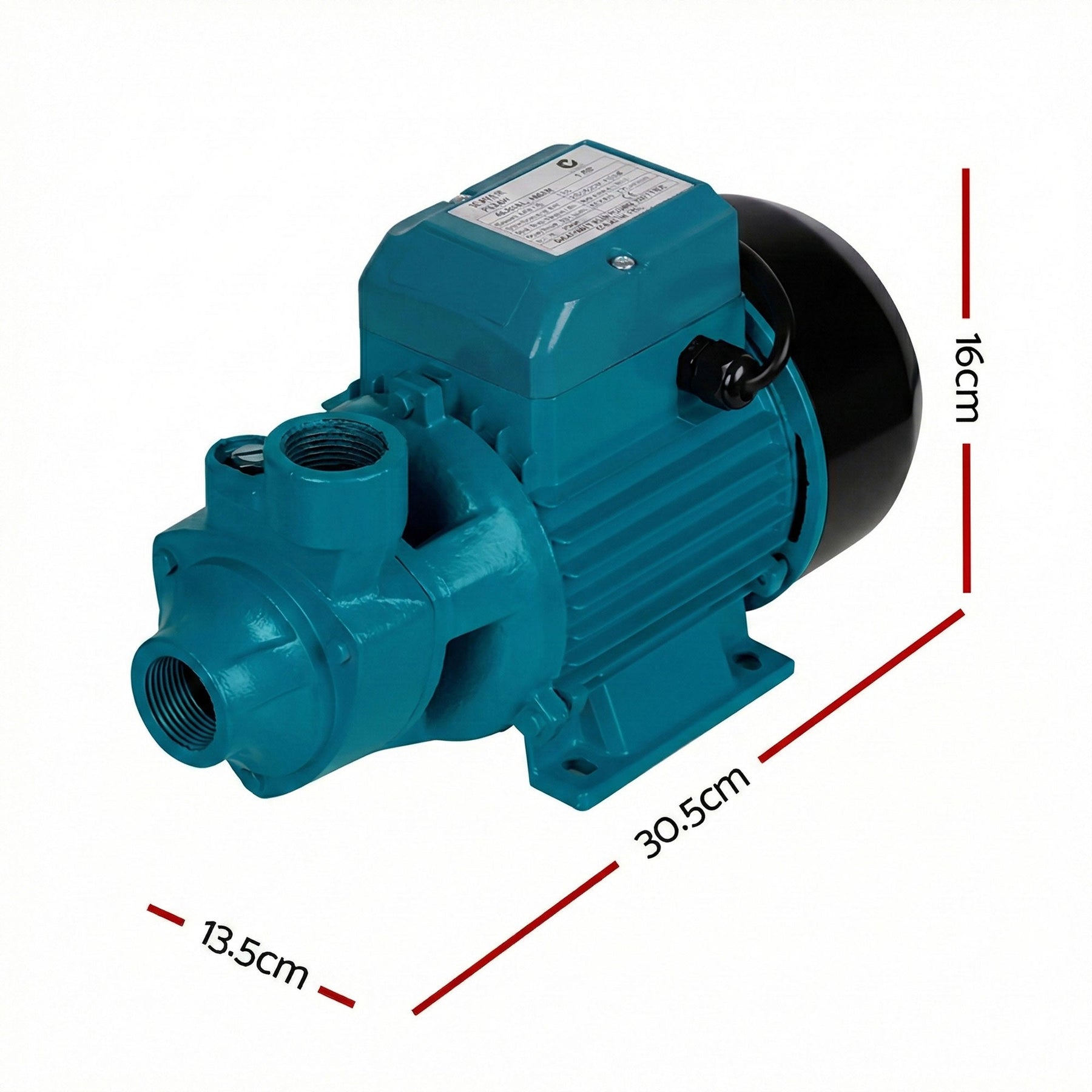 Giantz Peripheral Water Pump Garden Boiler Car Wash Auto Irrigation House QB80 - SportZone.co.nz