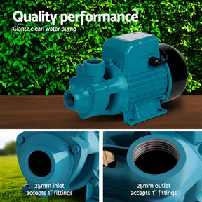 Giantz Peripheral Water Pump Garden Boiler Car Wash Auto Irrigation House QB80 - SportZone.co.nz