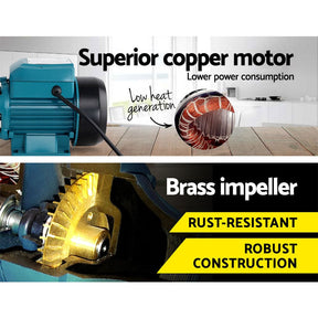 Giantz Peripheral Water Pump Garden Boiler Car Wash Electric Irrigation QB60 - SportZone.co.nz