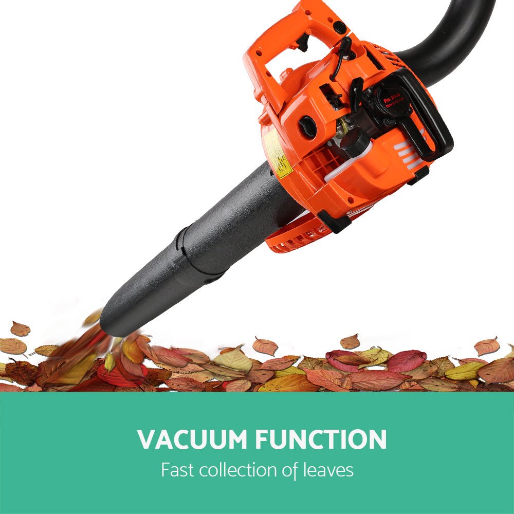 Giantz Petrol Leaf Blower Garden Vacuum Handheld Commercial Outdoor Tool 36CC - SportZone.co.nz