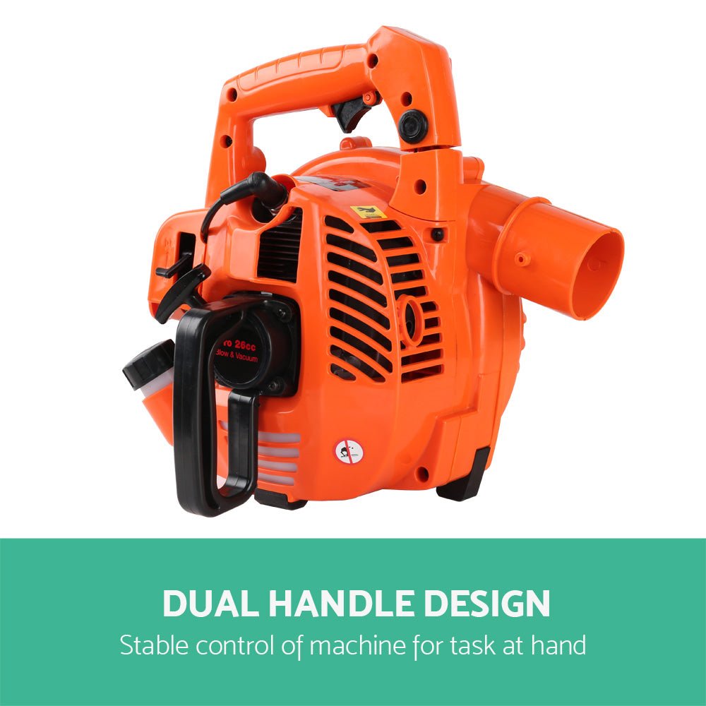 Giantz Petrol Leaf Blower Garden Vacuum Handheld Commercial Outdoor Tool 36CC - SportZone.co.nz