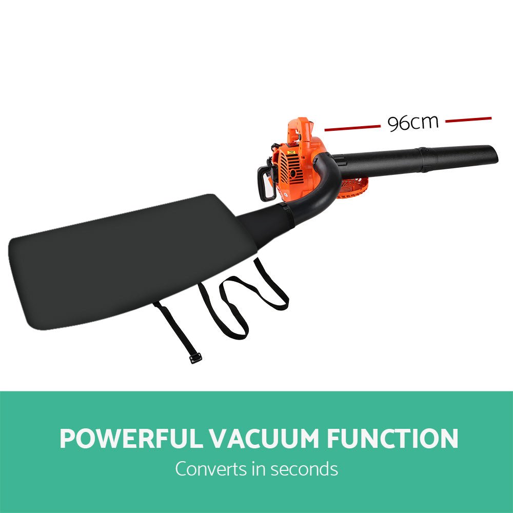 Giantz Petrol Leaf Blower Garden Vacuum Handheld Commercial Outdoor Tool 36CC - SportZone.co.nz