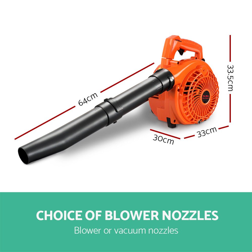 Giantz Petrol Leaf Blower Garden Vacuum Handheld Commercial Outdoor Tool 36CC - SportZone.co.nz
