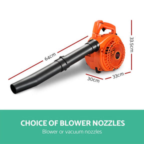 Giantz Petrol Leaf Blower Garden Vacuum Handheld Commercial Outdoor Tool 36CC - SportZone.co.nz