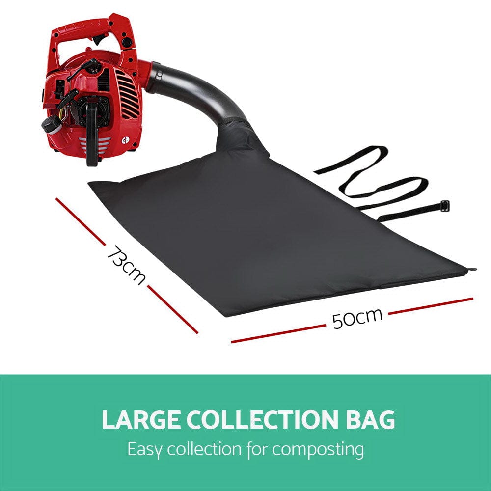 Giantz Petrol Leaf Blower Garden Vacuum Handheld Commercial Outdoor Tool 36CC - SportZone.co.nz