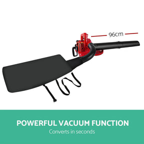 Giantz Petrol Leaf Blower Garden Vacuum Handheld Commercial Outdoor Tool 36CC - SportZone.co.nz