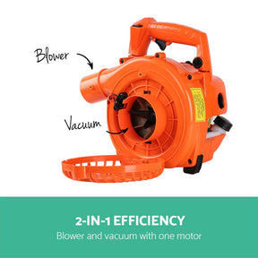 Giantz Petrol Leaf Blower Garden Vacuum Handheld Commercial Outdoor Tool 36CC - SportZone.co.nz