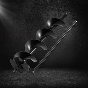 Giantz Post Hole Digger Auger Drill Bit 200mm with 80cm Extension Shaft Black - SportZone.co.nz