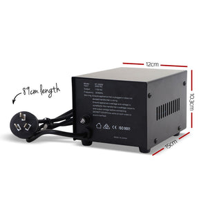 Giantz Step Down Transformer 500W 240V TO 110V Stepdown Voltage Converter AU - US - SportZone.co.nz