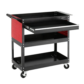 Giantz Tool Trolley Cart Rolling Cabinet with Drawer Workshop Garage Storage - SportZone.co.nz