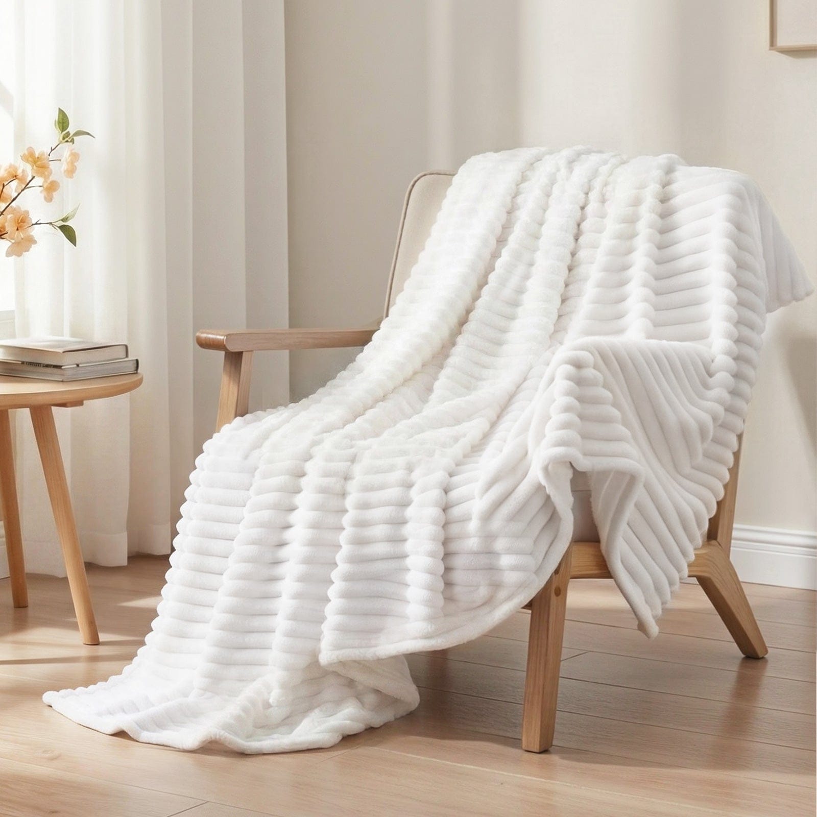 Giselle 127x152cm Throw Blanket Fleece Soft Lightweight Cozy Sofa Couch Bed Throw - SportZone.co.nz