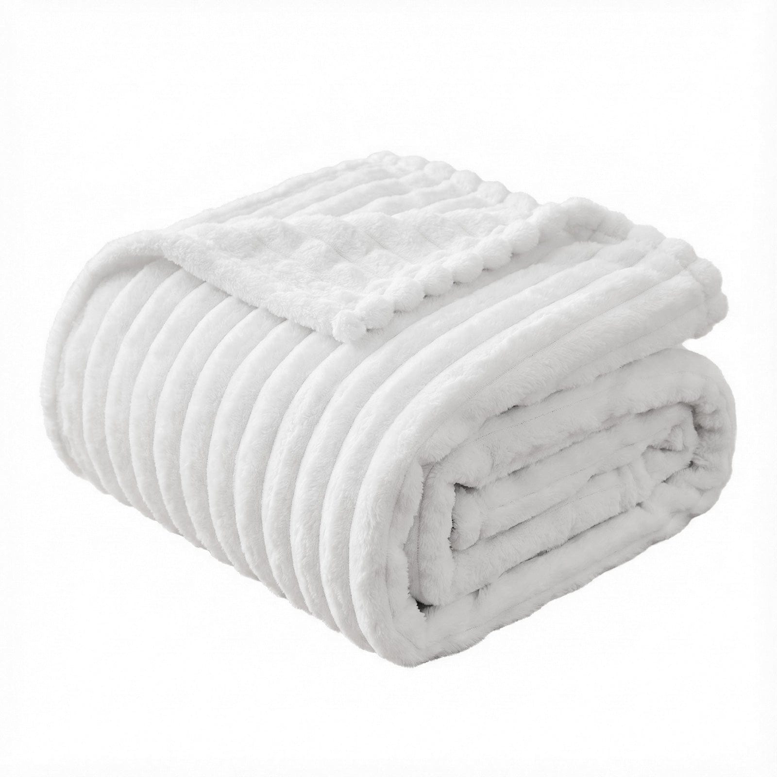 Giselle 152x203cm Throw Blanket Queen Fleece Lightweight Cozy Sofa Couch Bed Throw - SportZone.co.nz