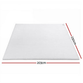 Giselle 203x230cm Throw Blanket Fleece Soft Lightweight Cozy Sofa Couch Bed Throw - SportZone.co.nz