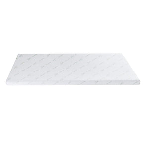 Giselle 8cm Memory Foam Mattress Topper Gel Egg Crate Foam Bamboo Double - SportZone.co.nz