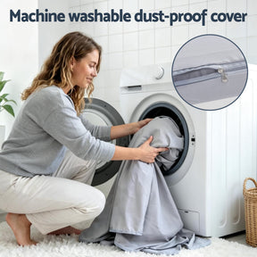 Giselle Bedding 10cm Japanese Floor Mattress Foldable Futon Mattress Washable Cover Straps - SportZone.co.nz