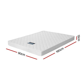Giselle Bedding 13cm Mattress Tight Top Single - SportZone.co.nz