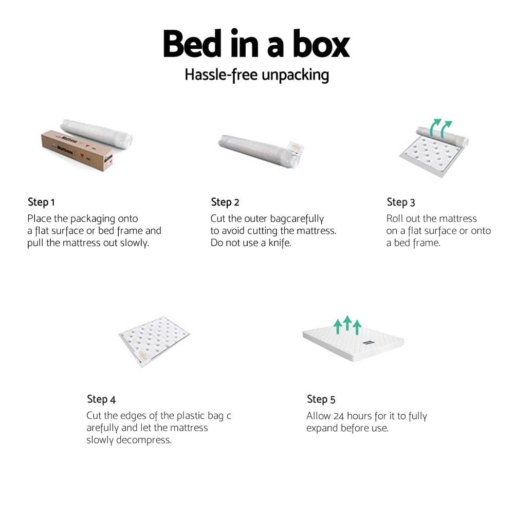 Giselle Bedding 13cm Mattress Tight Top Single - SportZone.co.nz