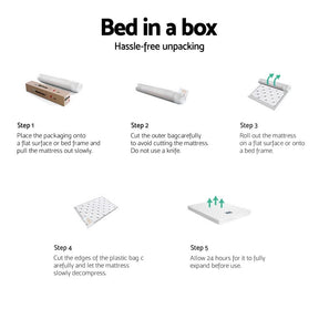 Giselle Bedding 13cm Mattress Tight Top Single - SportZone.co.nz