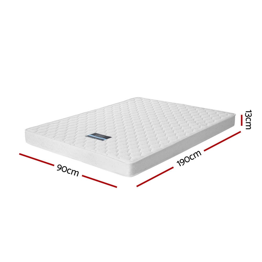Giselle Bedding 13cm Mattress Tight Top Single - SportZone.co.nz
