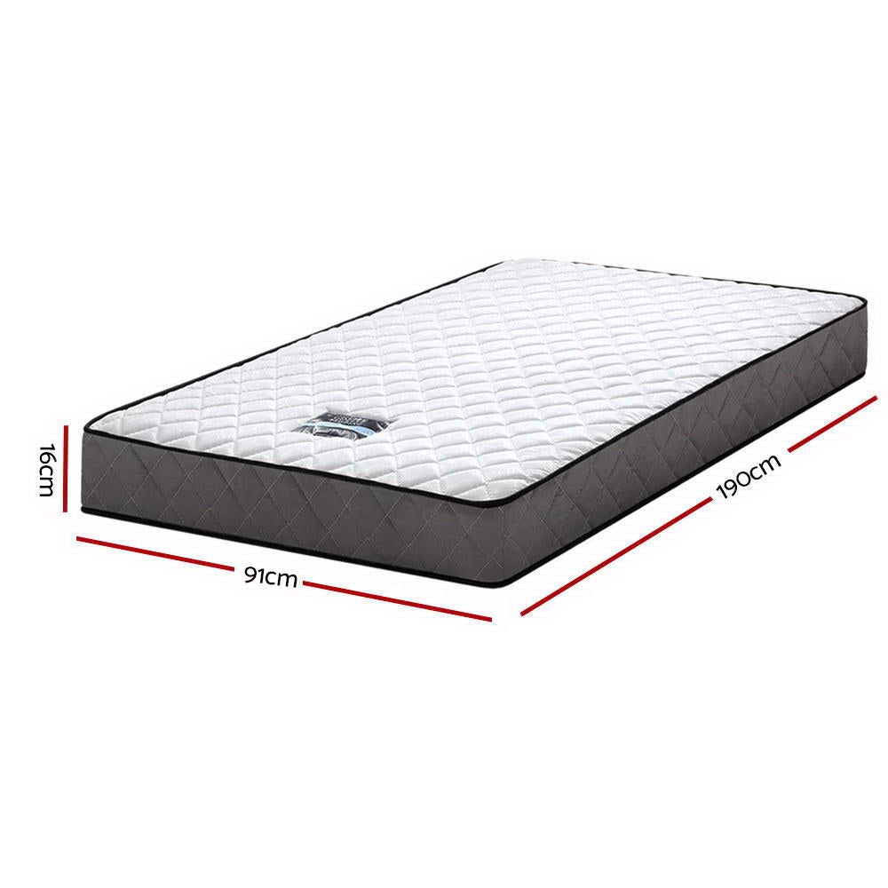 Giselle Bedding 16cm Mattress Tight Top Single - SportZone.co.nz